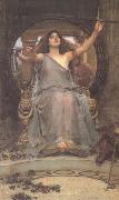 John William Waterhouse Circe offering the Cup to Ulysses (mk41) USA oil painting artist